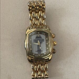 Gold and Silver Ice Star Men’s Watch